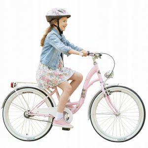 Rower dla dziewczynki Miejski Mexller Village 24 Shimano 3 biegi Różowy